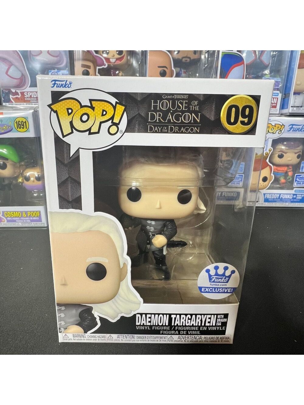 Funko Pop House of the Dragon Daemon Targaryen with Dragon Egg 09 Exclusive